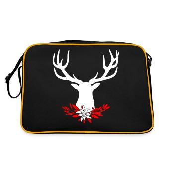 Cerf - Sac Retro - noir/or - Dos
