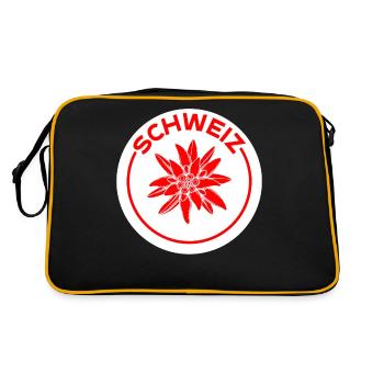 Gentiane suisse - Sac Retro - noir/or - Dos