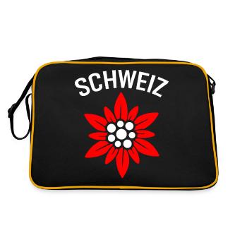 Gentiane suisse - Sac Retro - noir/or - Dos