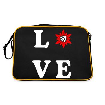 Suisse Amour - Sac Retro - noir/or - Dos