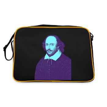 William Shakespeare - My Theatre - Retro Bag - black/gold - Back