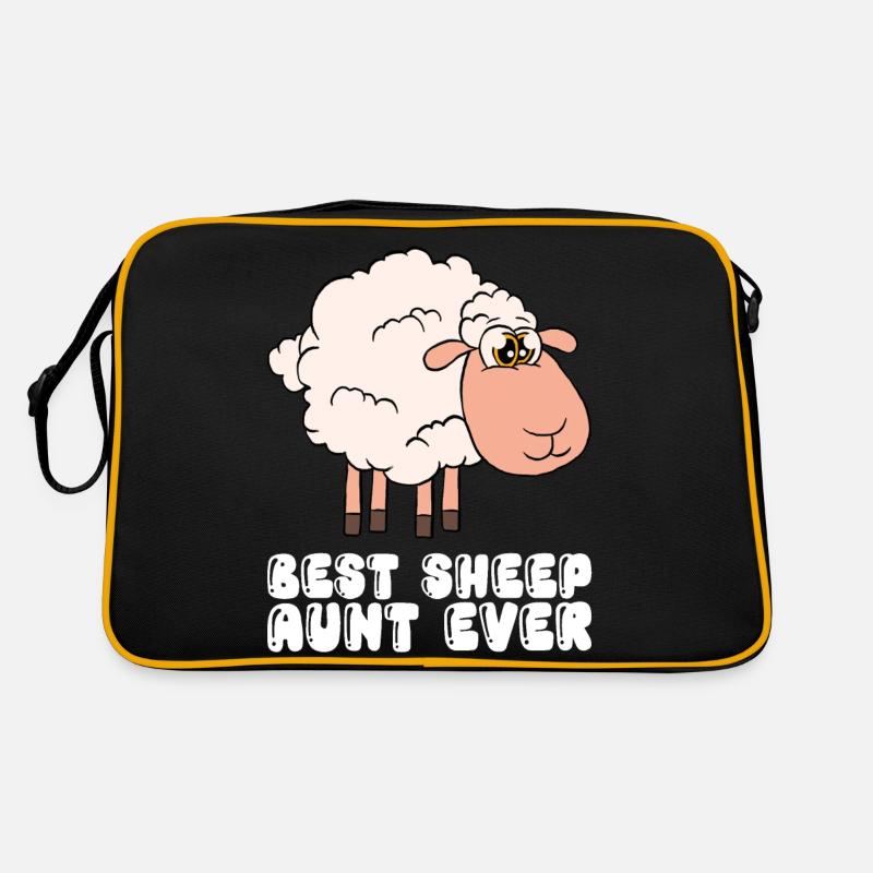 Best sheep aunt ever Retro Bag