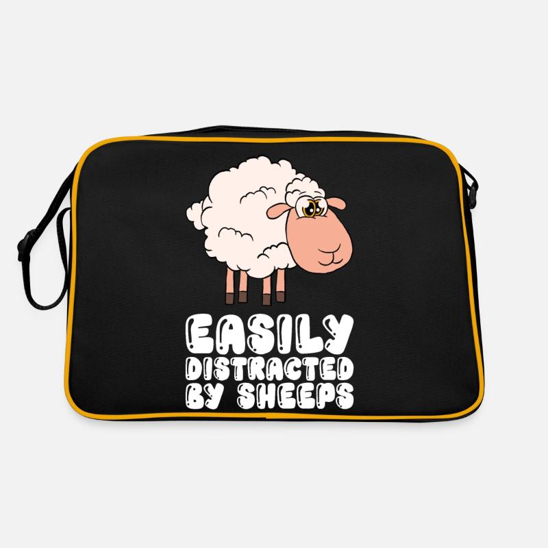 Easily distracted by sheep Retro Bag