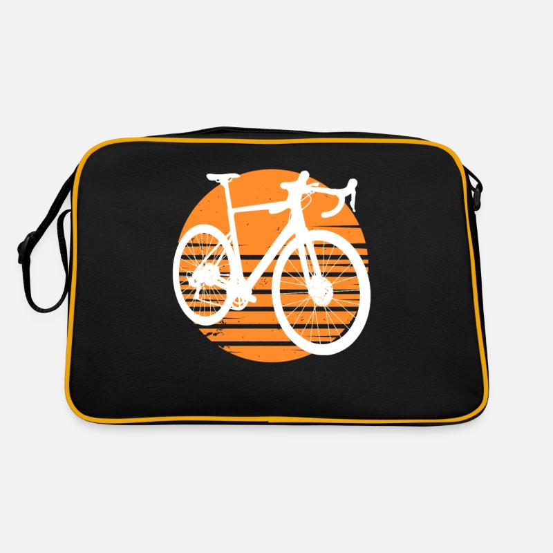 Conception de vélo de route pour cyclistes Vintage Sac Retro