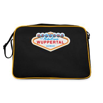 American Las Vegas Design welcome to fabulous - Retro Bag - black/gold - Back
