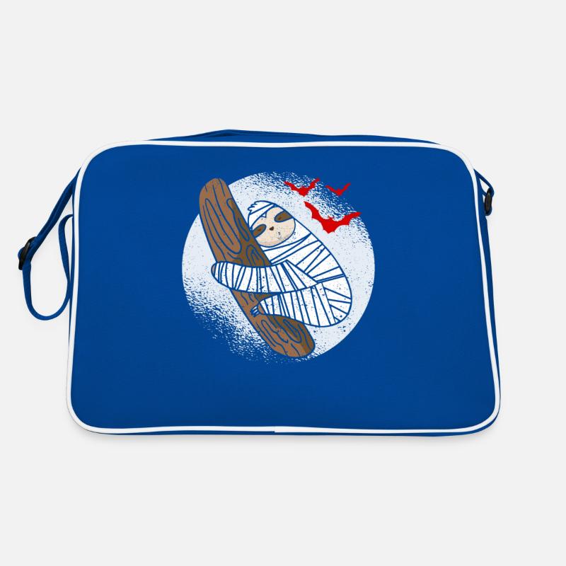 Sloth Moon Bats Cute Halloween Animal Retro Bag
