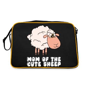 The Mother of the Cute Sheep - Retro Bag - black/gold - Back