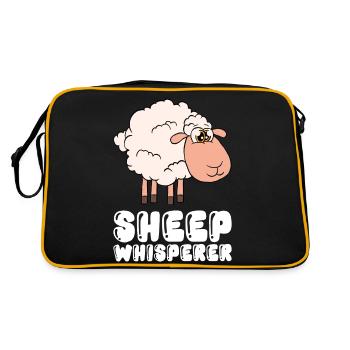 Sheep Whisperer - Retro Bag - black/gold - Back
