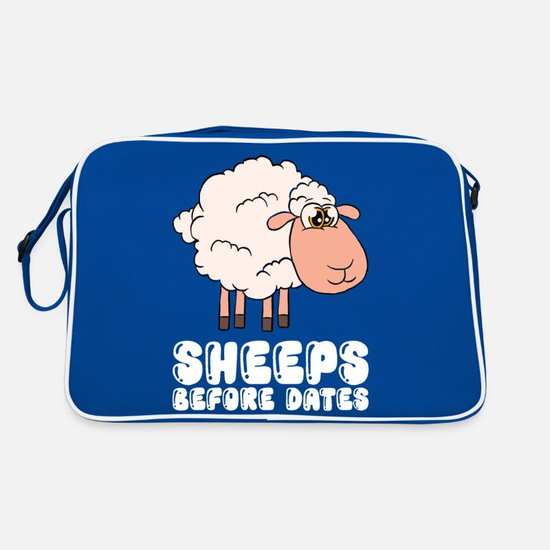 Moutons avant les dates Sac Retro