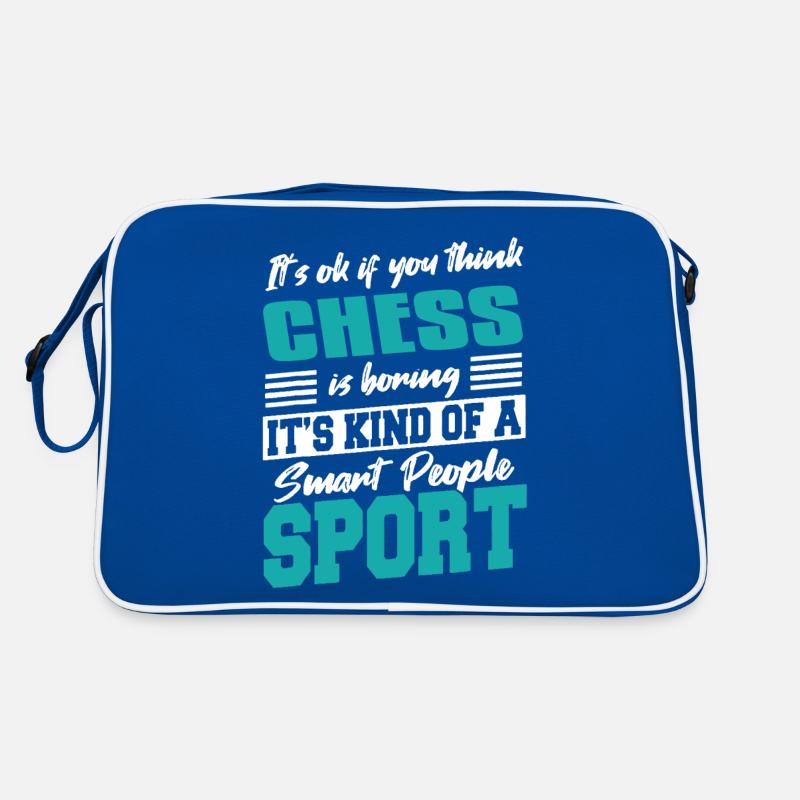 It's OK If You Think Chess Is Boring Funny Tee Retro Tasche