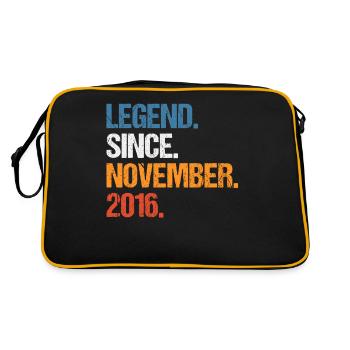 Légende depuis novembre 2016 Anniversaire - Sac Retro - noir/or - Dos