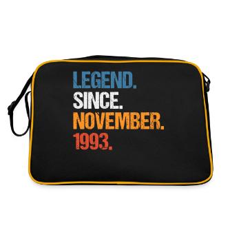 Légende depuis novembre 1993 Anniversaire - Sac Retro - noir/or - Dos
