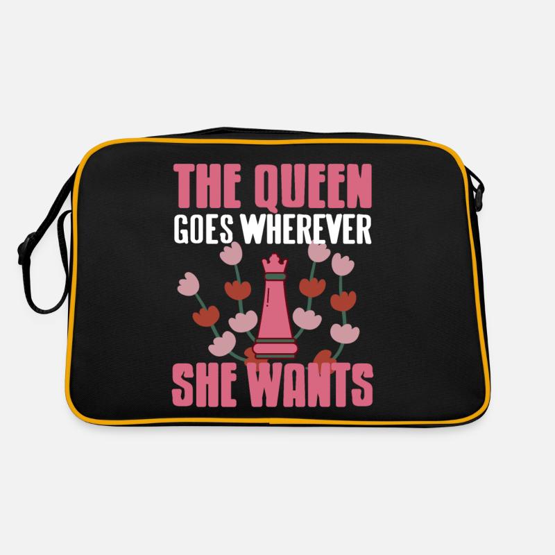 La reine va où elle veut des échecs impressionnants Sac Retro