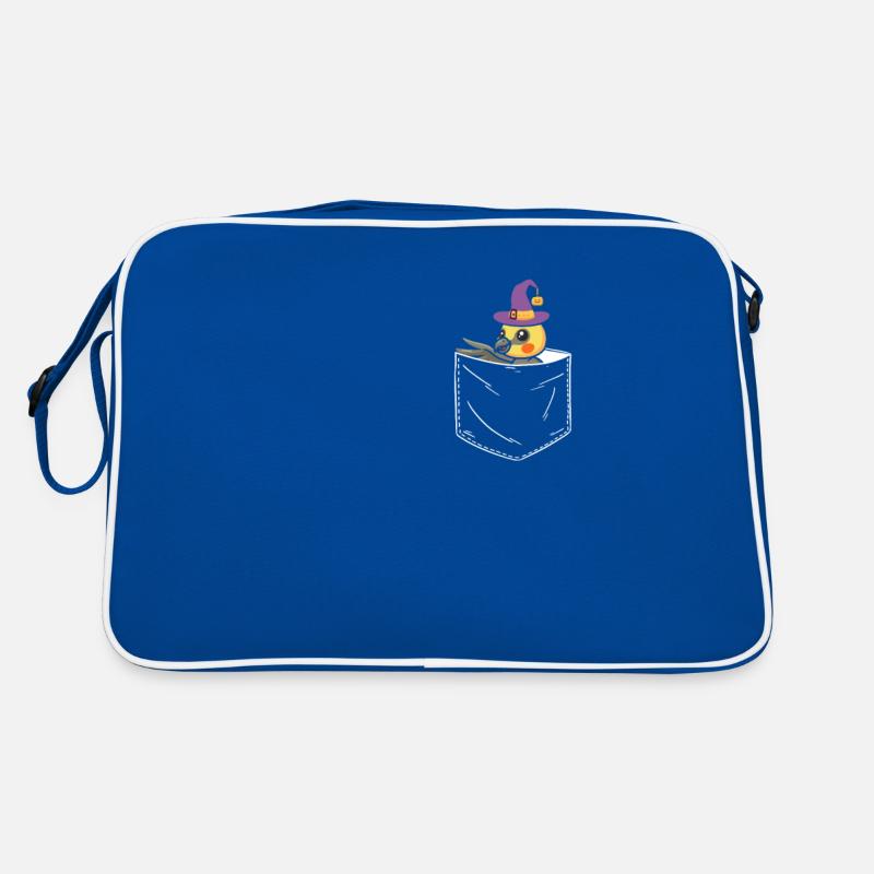 Bag Cockatiel Witch Pumpkin Funny Retro Bag