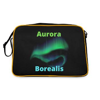 Aurore boréale - Sac Retro - noir/or - Dos