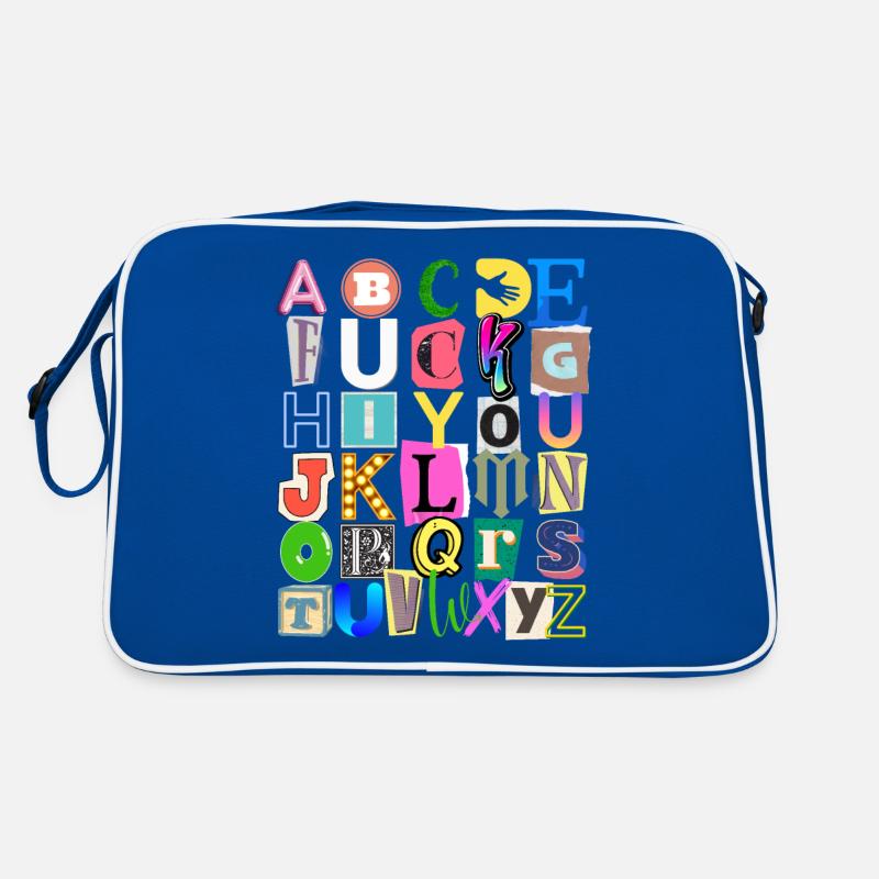 Alphabet et message caché Sac Retro