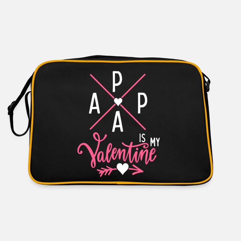 Papa-est-mon-Valentin, papa-est-mon-Valentin Sac Retro