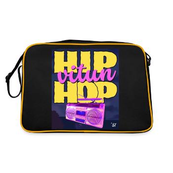 Hip Fucking Hop '87 - Sac Retro - noir/or - Dos