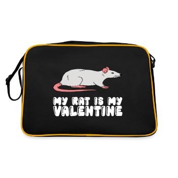 Mon rat est mon préféré - Sac Retro - noir/or - Dos