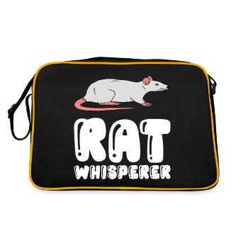 Chuchoteur de rat - Sac Retro - noir/or - Dos