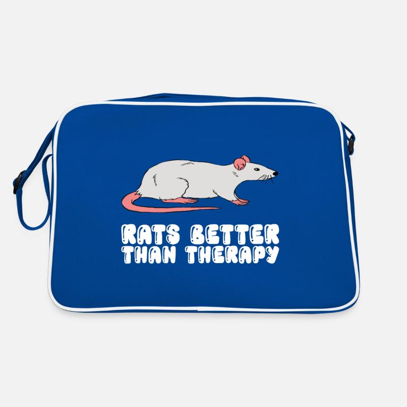 Rats better than therapy Retro Bag