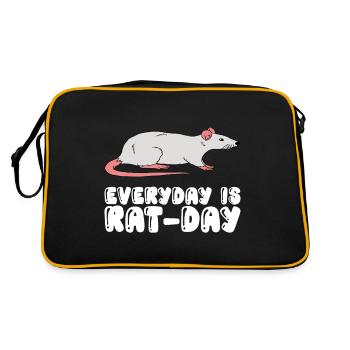 Every day is council day - Retro Bag - black/gold - Back