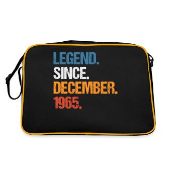 Légende depuis décembre 1965 Anniversaire - Sac Retro - noir/or - Dos