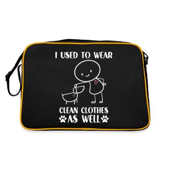 Gassi Chemise pour les propriétaires de chiens Chiens Chien d’extérieur - Sac Retro - noir/or - Dos