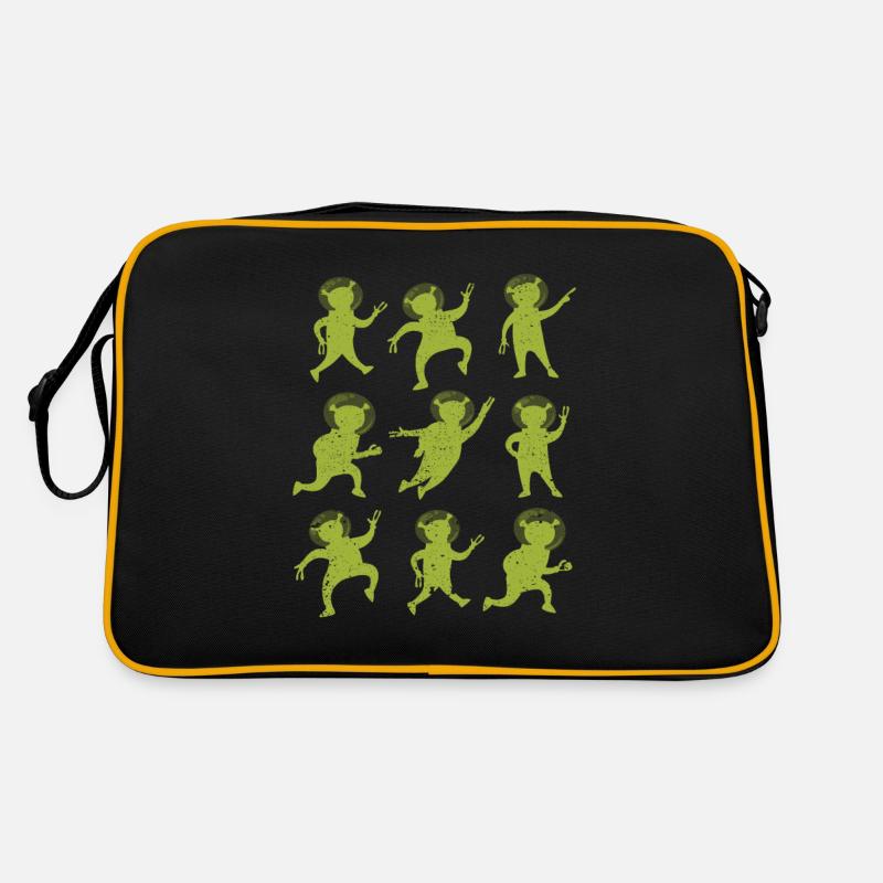 Dancing Aliens Dance Challenge Funny Retro Bag