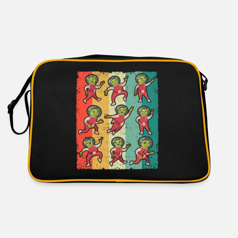 Dancing Aliens Dance Challenge Drôle Sac Retro