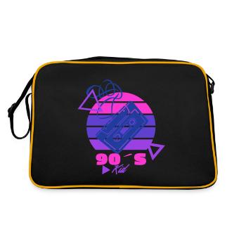 90s Kid - Retro Bag - black/gold - Back