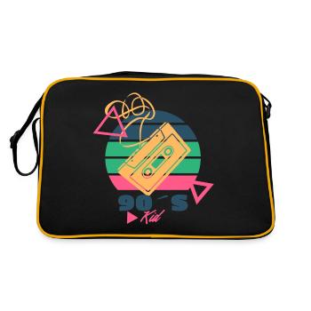 90s Kid - Retro Bag - black/gold - Back