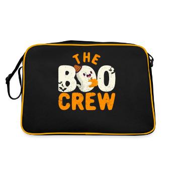 The Boo Crew Passendes Halloween-Pärchen Hexe - Retro Tasche - Schwarz/Gold - Hinten