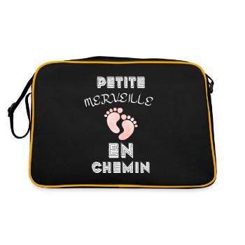 Petite merveille en chemin - Sac Retro - noir/or - Dos