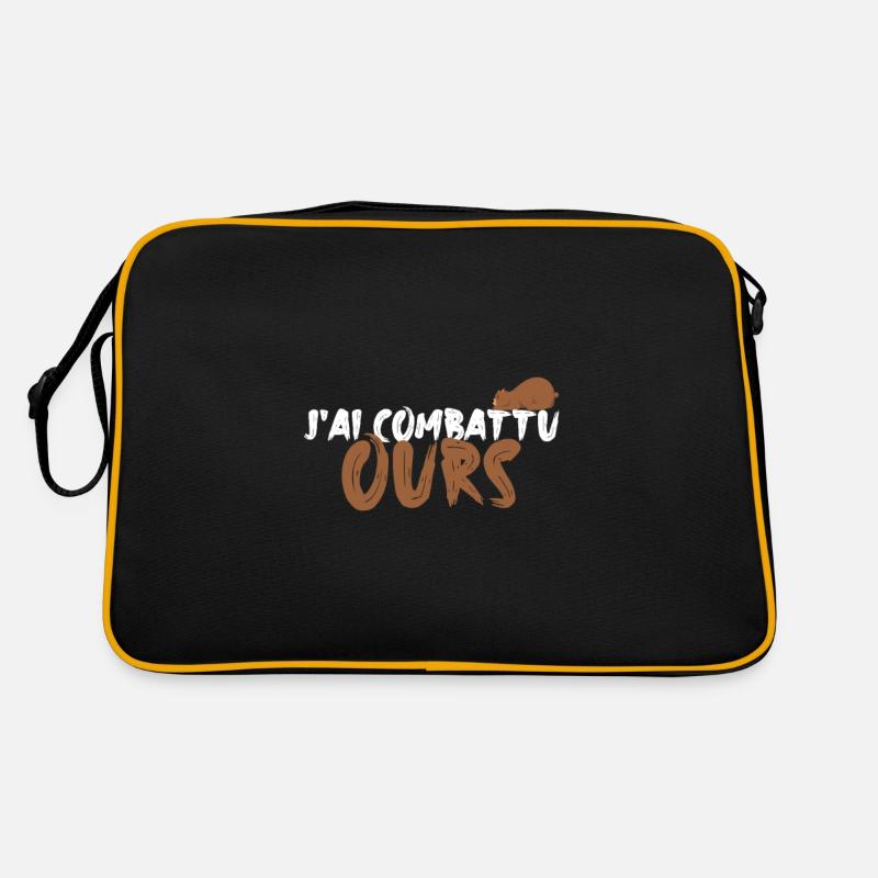 Je combattais un ours Sac Retro