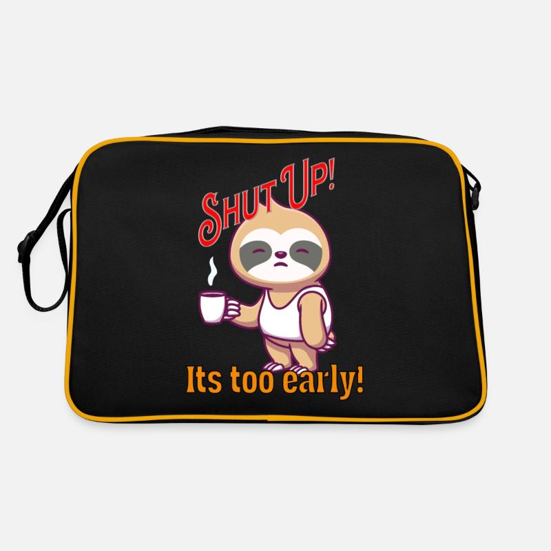 faultier fun motiv Retro Tasche