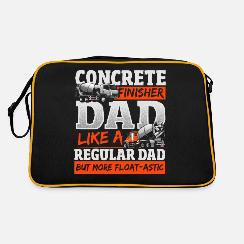 Entwurf Eines Betonfertigers Für Einen Retro Tasche