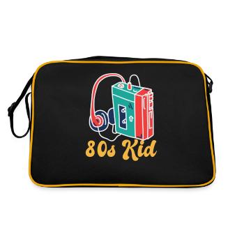 80s Kid - Retro Bag - black/gold - Back