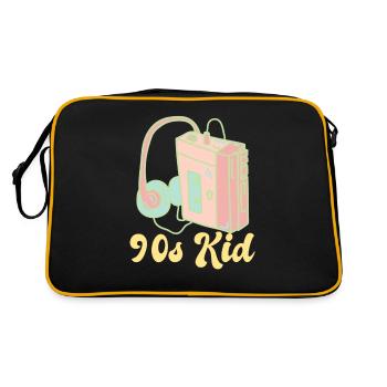 90s Kid - Retro Bag - black/gold - Back