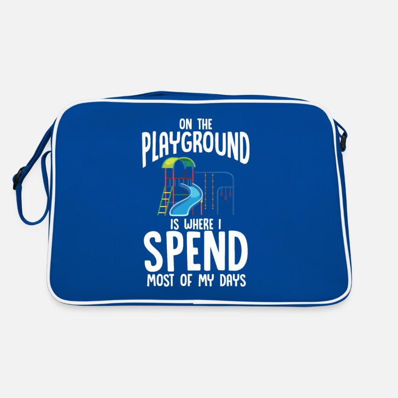 Sur le terrain de jeu, c’est là que je passe la majeure partie de mon Sac Retro