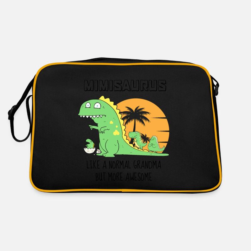 Mimisaurus wie eine normale Oma, aber noch großartiger Retro Tasche