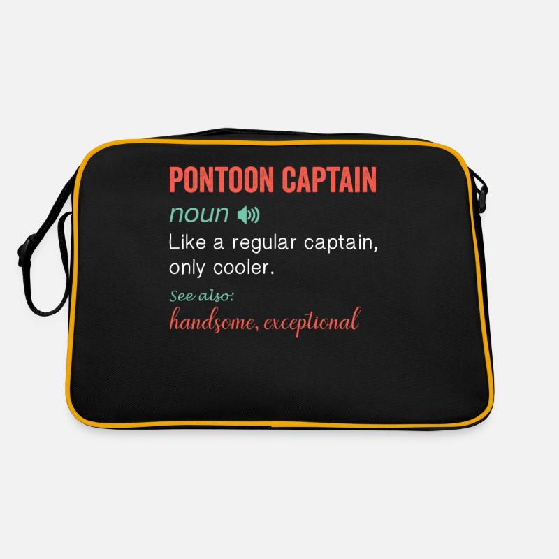 Noun Definition Nutrition for a Pontoon Captain Retro Bag