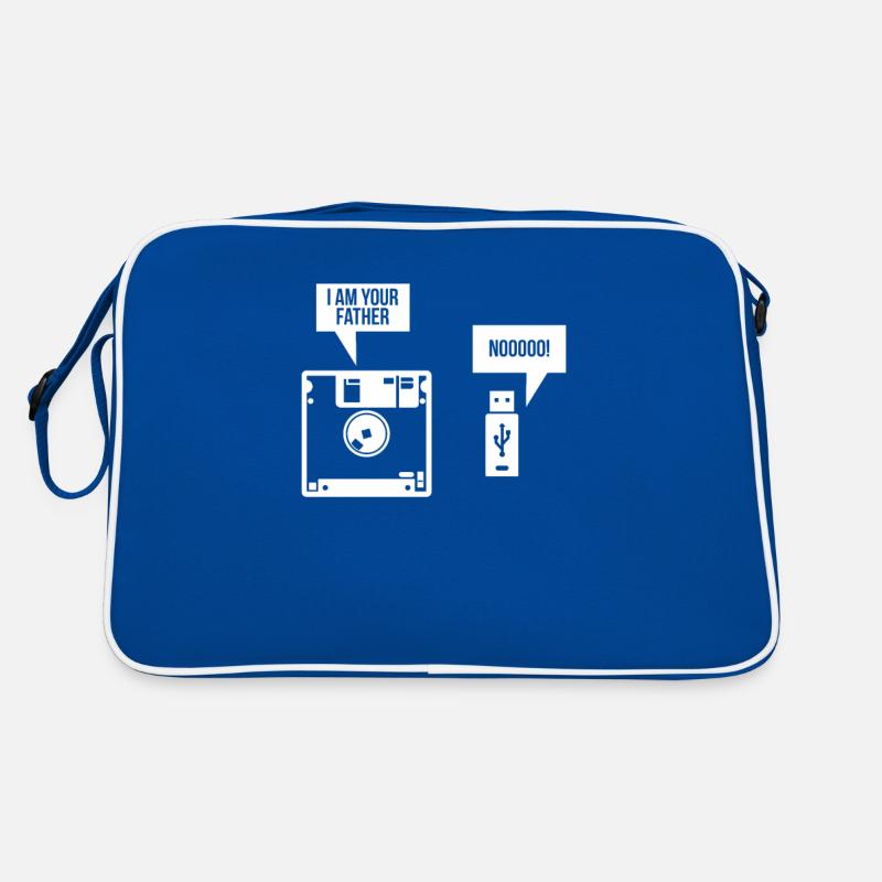 USB Floppy Disk I am Your Father Computer Nerd Retro Bag