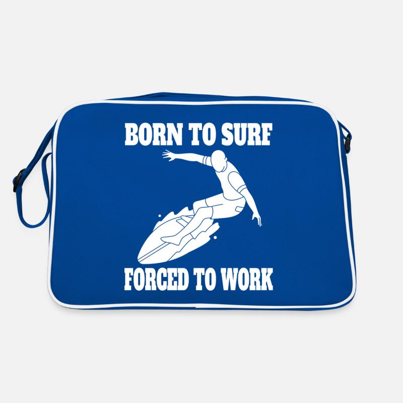 Surfer surf surf surfboard surf instructor Retro Bag