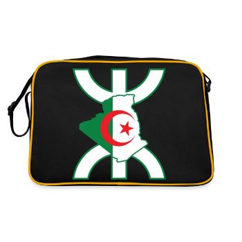 Drapeau Algérien - Z Imazighen - Sac Retro - noir/or - Dos