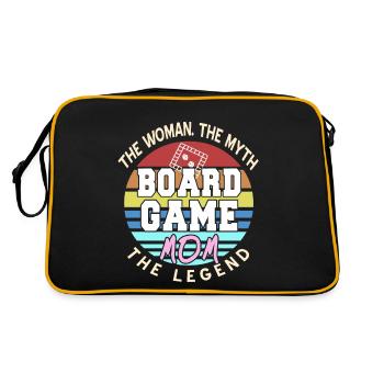 The Woman The Myth The Legend Board Game MOM - Retro Bag - black/gold - Back