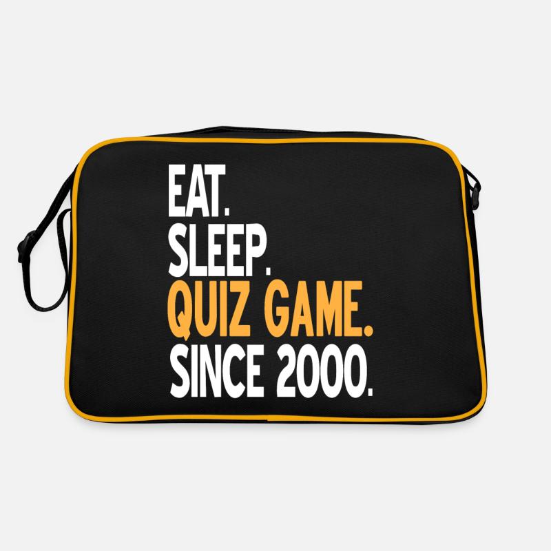Eat. Sleep. QUIZ GAME. Since 2000 Awesome Retro Retro Tasche