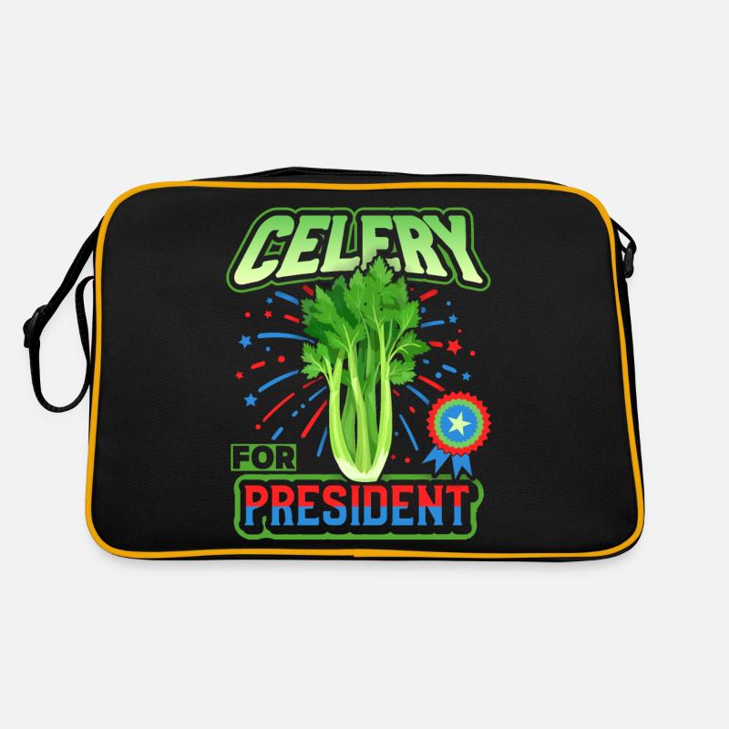 Céleri, dicton drôle, Céleri-Pour-Président Sac Retro
