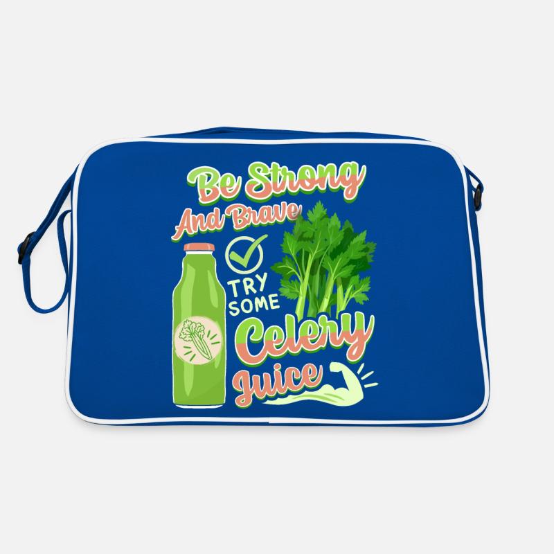 Céleri, dicton amusant, jus de céleri d’essai Sac Retro