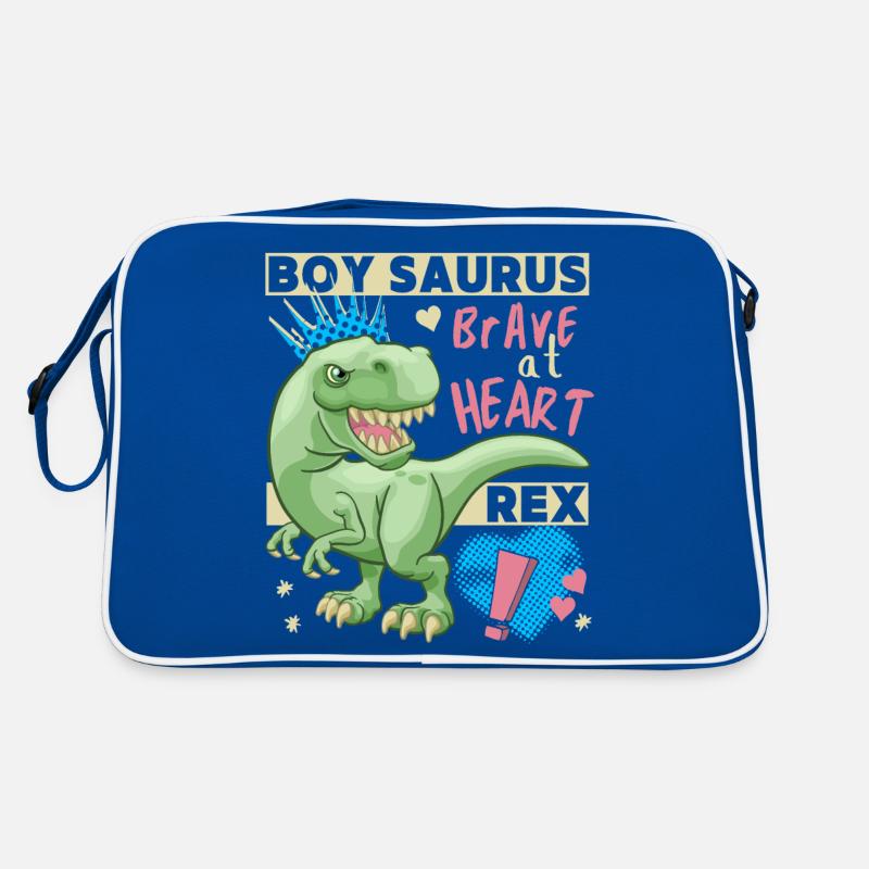 Boy-Dinosaurier, Junge-Dino, lustiger Dino-Spruch Retro Tasche